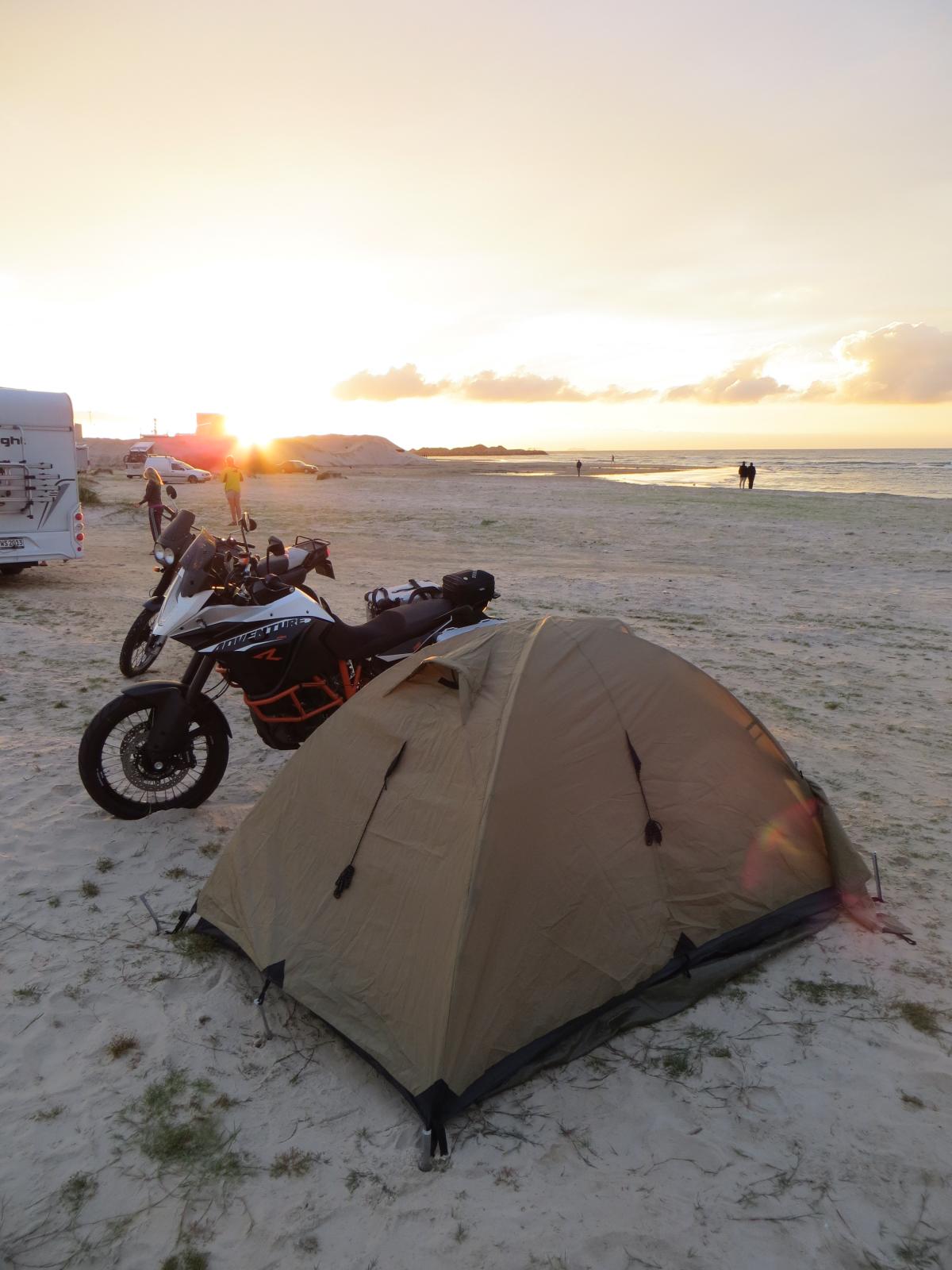 Nacht am Strand von Hirtshals (DK)