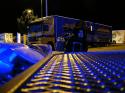 mitten in der Nacht an der Aral-Tanke